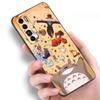 Anime Studio Ghibli Totoro Case For Huawei NOVA 8 9 Pro 8i 7i 7SE Y60 5T Mate 40 30 20 10 Lite Honor 50 30 Premium Pro Plus 30S