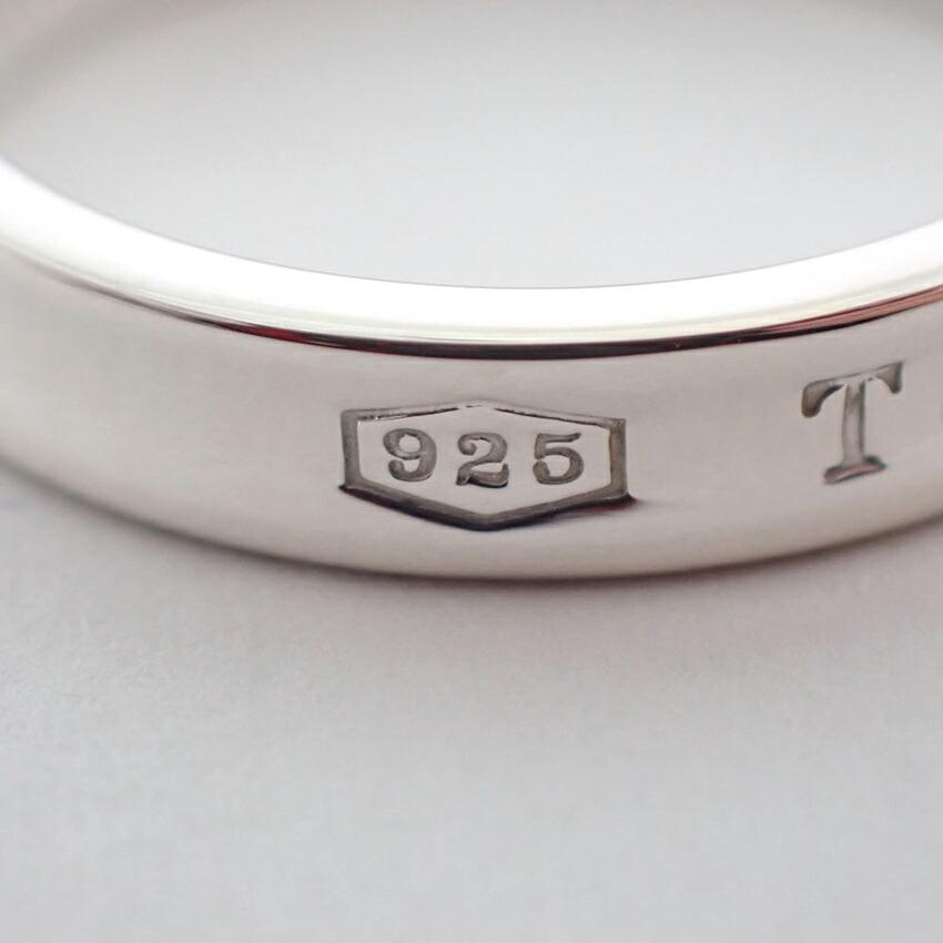 [Б/у] TIFFANY/Tiffany 925 1837 узкое кольцо/Нет. 14/г475-86