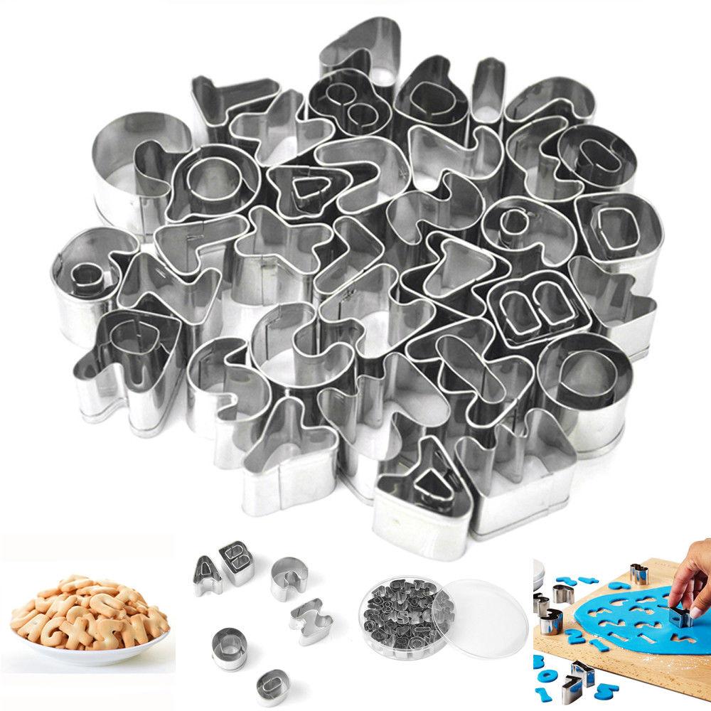 9/26pcs Alphabet Letter Fondant Cookie Moulds Cake Decorating Set Icing Cutter Mould Baking Tool