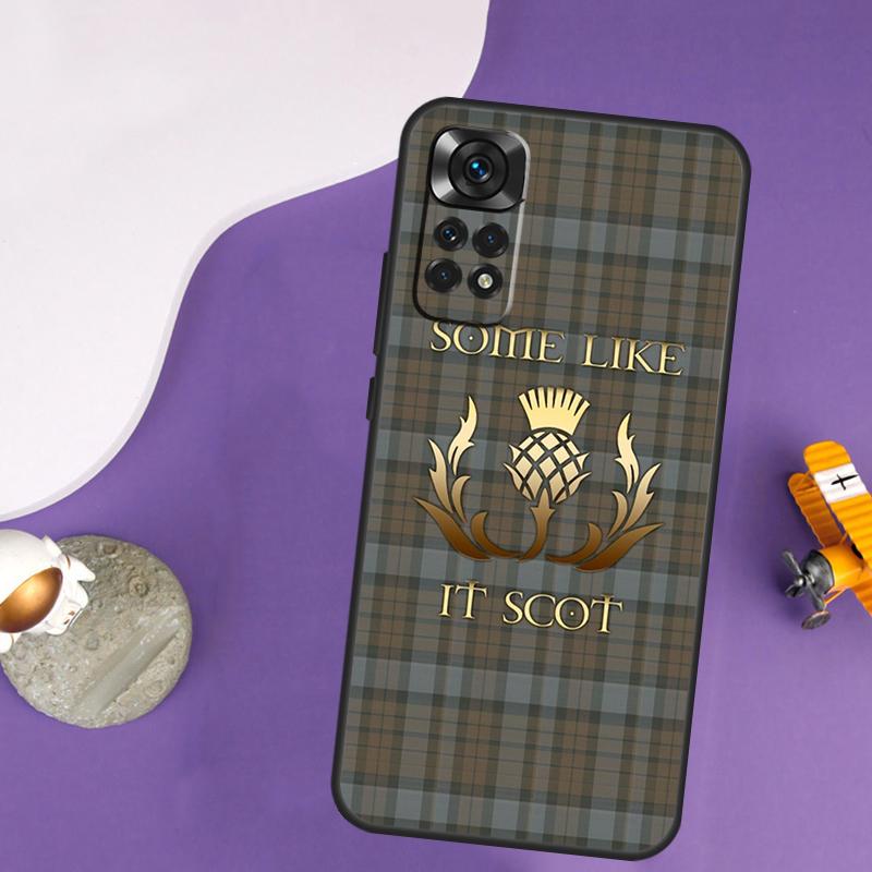 Outlander Fraser Tartan Case For Xiaomi Redmi Note 13 Pro 14 12 9 10 11 Pro 10S 11S 12S Redmi 13C 14C 10C 12C Cover