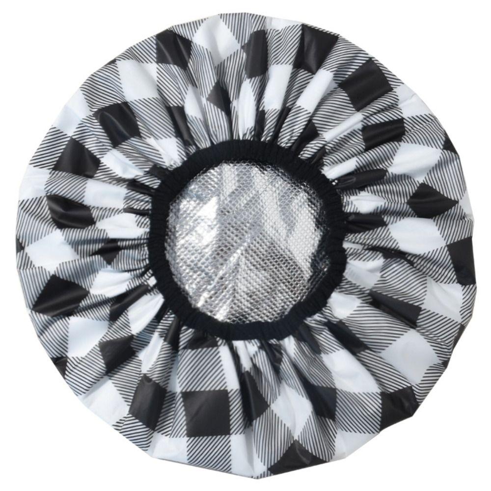 Шапочка для душа, самонагревающаяся шапочка из фольги, термостатическая, гладкая, с маслом для волос, шапочка для выпечки, ванная комната