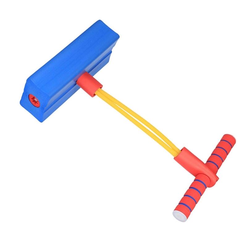 Безопасная пенная палка-попрыгунчик для малышей, игрушка для прыжков в помещении и на улице со звуком и светящимся рулем