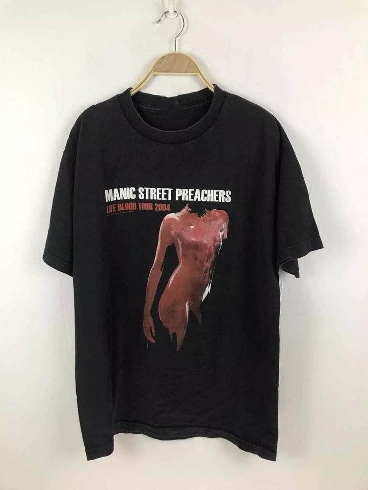 Горячая футболка с принтом на обеих сторонах группы Manic Street Preachers, футболка унисекс, подарок для фаната BL1056