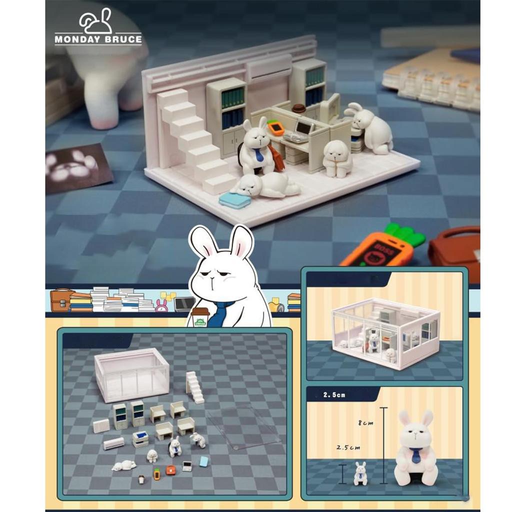 HiPlay TOYS ALLIANCE Monday Blues Pocket Series - I Can't Work Today MBR-C01 Pre-painted Complete Figure