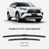 Toyota Highlander Стеклоочиститель 2018-2021 Оригинальная Бесшумная Бескаркасная Резиновая Лезвие