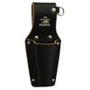 Black Leather Holder (Single-Tier with D-Ring) LP-1DSB