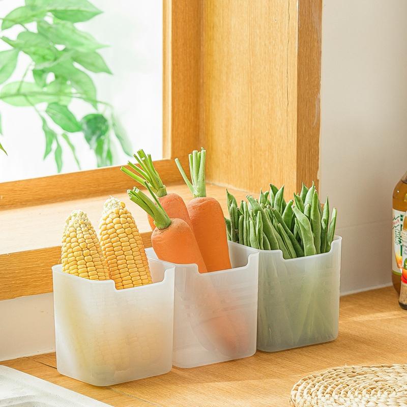 Органайзер для холодильника, ящик для хранения свежих продуктов, боковая дверь холодильника, органайзер для овощей, фруктов, специй, контейнер для еды, кухонное хранение