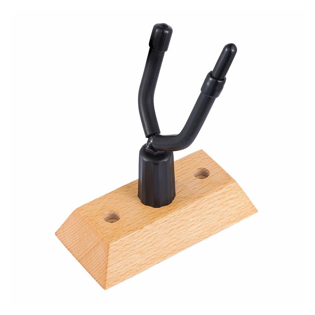 Настенная вешалка для скрипки Muspor с крючком для смычка (Деревянная база), 1 шт.   Идеально для демонстрации и хранения скрипок