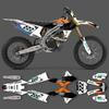 POWERZONE Индивидуальные наклейки для мотоцикла SUZUKI RMZ 250 450 2018 2019 2020 2021 2022 RMZ Индивидуальный графический комплект защиты 04