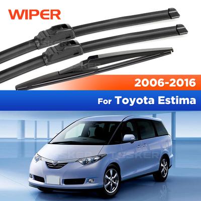 Для Toyota Estima XR50 2006-2016 2007 2008 2009 Дворники Передние и Задние Щетки Стеклоочистителя Лобового Стекла Оконные Щетки 26"+16"+12\"