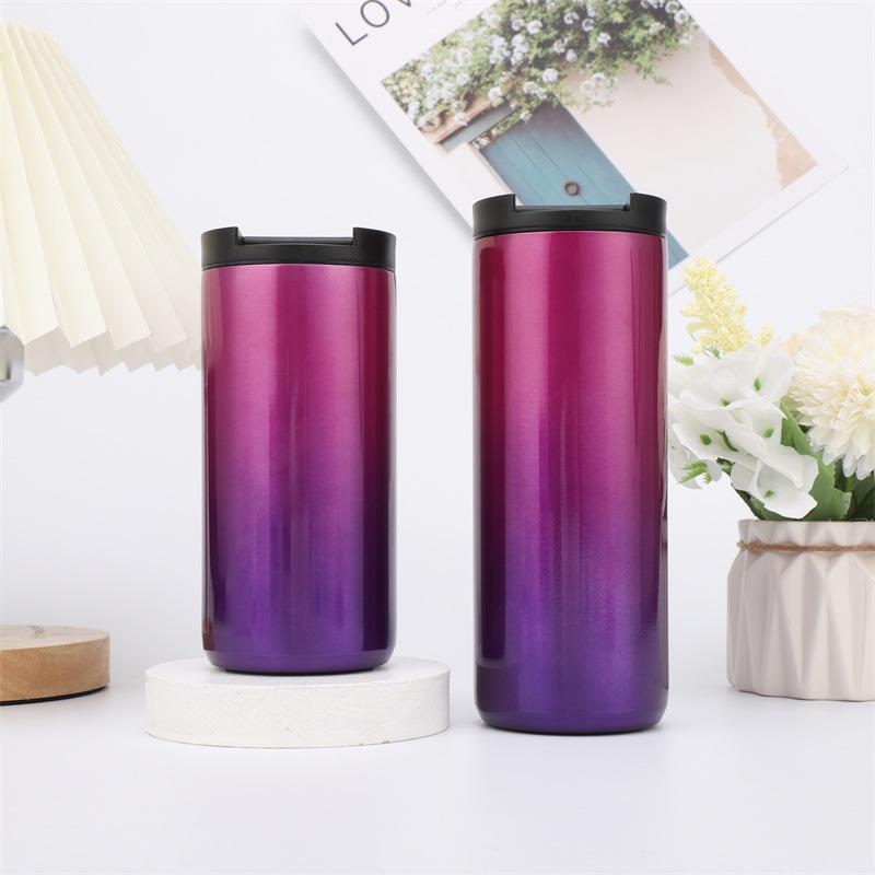 Персонализированная градиентная термокружка для кофе из нержавеющей стали 304