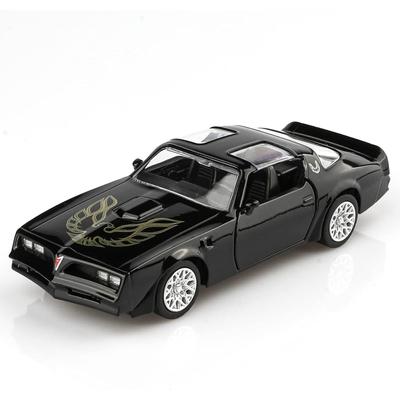 Масштаб 1/36 1978 Pontiac Firebird Trans Am, литые под давлением модели автомобилей, Smokey and The Bandit, игрушечные машинки с откатом, автомобили, подарки для мальчиков и девочек