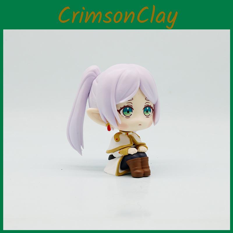 Sitting Pvc Frieren Action Figures Model Toys Desktop Decoration Gifts Kids