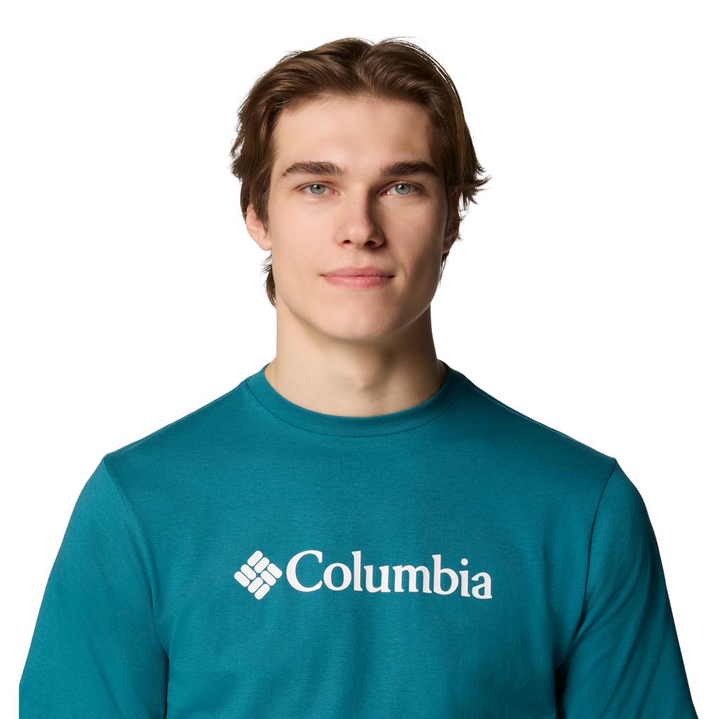 Columbia Футболка CSC Basic Logo SS, мужская зеленая футболка