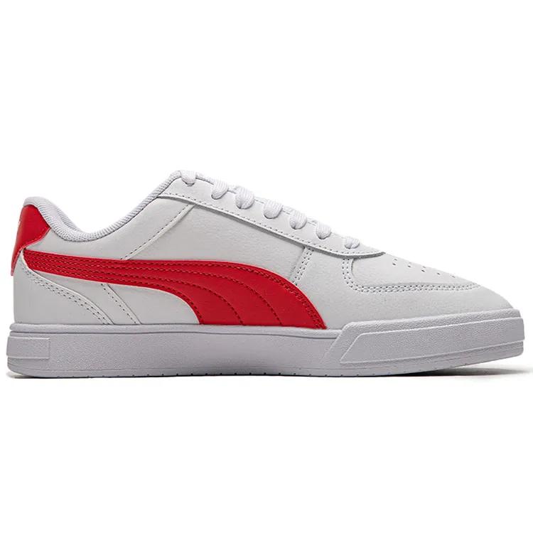 Puma Caven 'White High Risk Red' (Unisex) White / High Risk Red / Grey Violet Skate Shoes 380810 05