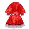Little Red Riding Hood Girl Cosplay Costume Tutu Hooded Cloak Newborn Romper Dress Christmas Party Kids Girl Dress For 3-8 Year