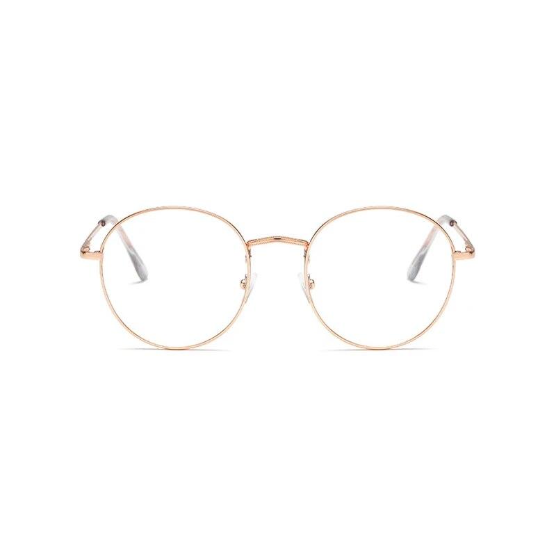 Metal Finished Myopia Glasses For Women Men Shortsighted Spectacles Prescription Eyeglasses Nearsighted Eyewear -1.0 To -4.0