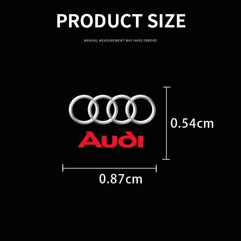 5/10pcs Car Interior Dekoration Stickers Badges Emblem Auto Styling For q2 SLINE A3 A4 A5 A7 A8 Q3 Q5 Q7 S3 S4 S5 S6 S7