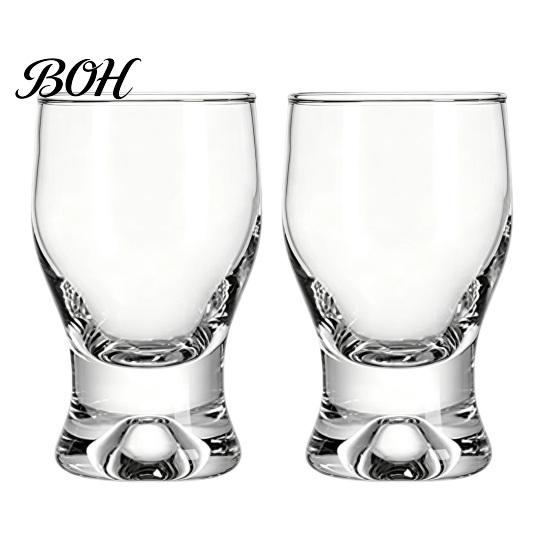 Classic Curved Drinking Glasses Mini Snifter Glass with Ergonomic Weighted Base, Crystal Clear Tasting Elegant Party Glassware Glasses, Comfortable