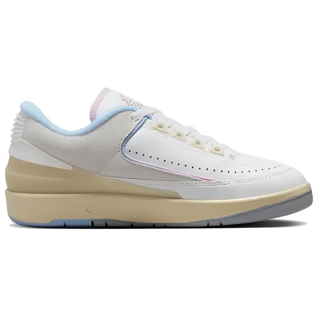 Женские кроссовки Air Jordan 2 Low Look, Up in the Air White Summit-White Varsity-Red DX4401-146