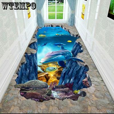 Новый 3D забавный приключенческий коврик для коридора, спальни, кухни, напольный коврик, украшение, игровой коврик, идиллический ковер для гостиной
