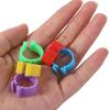 100pcs Plastic Poultry Leg Tags Mixed Colour Bird Leg Sign Rings  Poultry Accessories