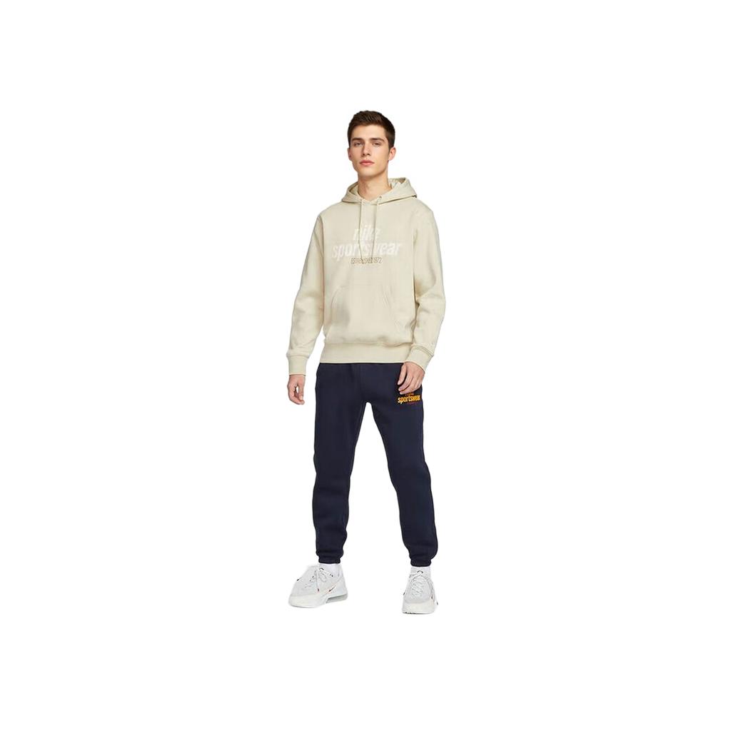 Nike Спортивная одежда Клуб AS M NK BB PO HDY NSW GFX Удобная модная толстовка Мужские худи Бежевый HJ2160234