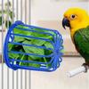 1Pc Parrots Feeder Basket Perch Stand Holder for Bird Supplies Container Pet Feeding Supplies
