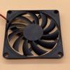 Cho'tkasiz sovutish ventilyatori 8010 Sovutish ventilyatori 5V 12V 24V 2 pin 80X80X10Mm Issiqlik tarqatgich