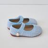 [BABYZZAM] Girls' Pint Flat Blue, Y940, 7000026506, Popular Korean Shoes