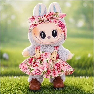 Для 15-17 см Кукла Лабубу Одежда Платье Повязка на голову Холщовая обувь Аксессуары K-pop Идол EXO Одежда Лабубу Украшение Очки, Подарок