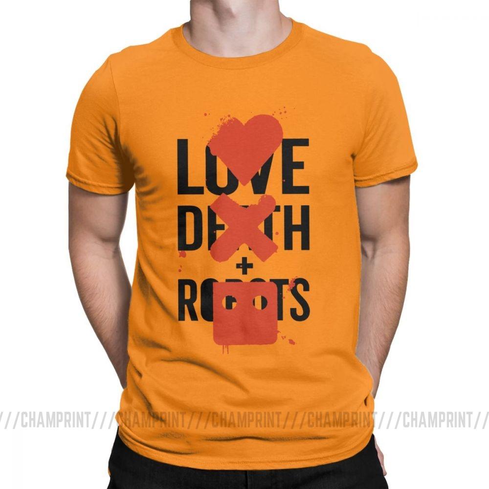 Крутая футболка Love Death And Robots Футболка Большого Фаната Хэви-метал Научная фантастика