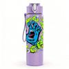 1PC Blue Monster Cartoon 750ml sports water bottle leakproof straw lid outdoor office home