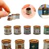 1шт 1:12 Кукольный домик Кофейная банка Миниатюрная банка для чая Модель Имитация Предмет Украшение Мебель для кукольного домика Декор Аксессуары Игрушки