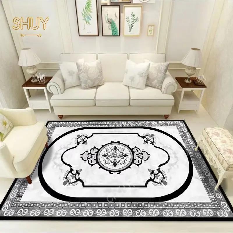 Золотой роскошный ковер для гостиной, дивана, украшения, большой площади, на заказ, высококачественные войлочные ковры 180x280, противоскользящий моющийся напольный коврик