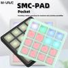 M-VAVE SMC-PAD Карманный беспроводной MIDI-контроллер с 16 пэдами, интерфейс USB-C, портативный дизайн, MIDI-пэд, клавиатурный контроллер