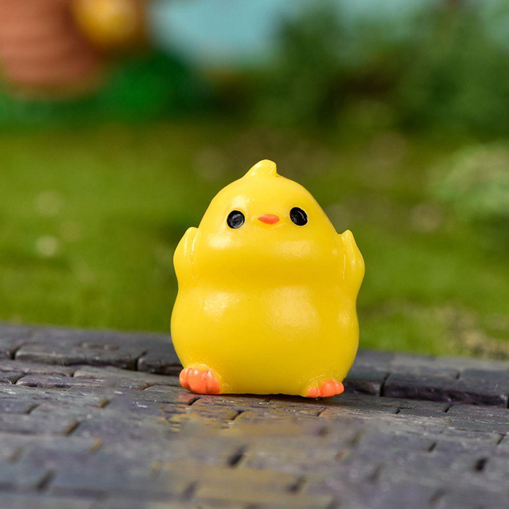 Bonsai Rooster Chicken Miniatures Figurines Fairy Garden Ornaments Micro Landscape Home Decorative