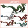 Chinese Dragon Mythology Model Pvc Static Sculpture For Office Or Living Room Display