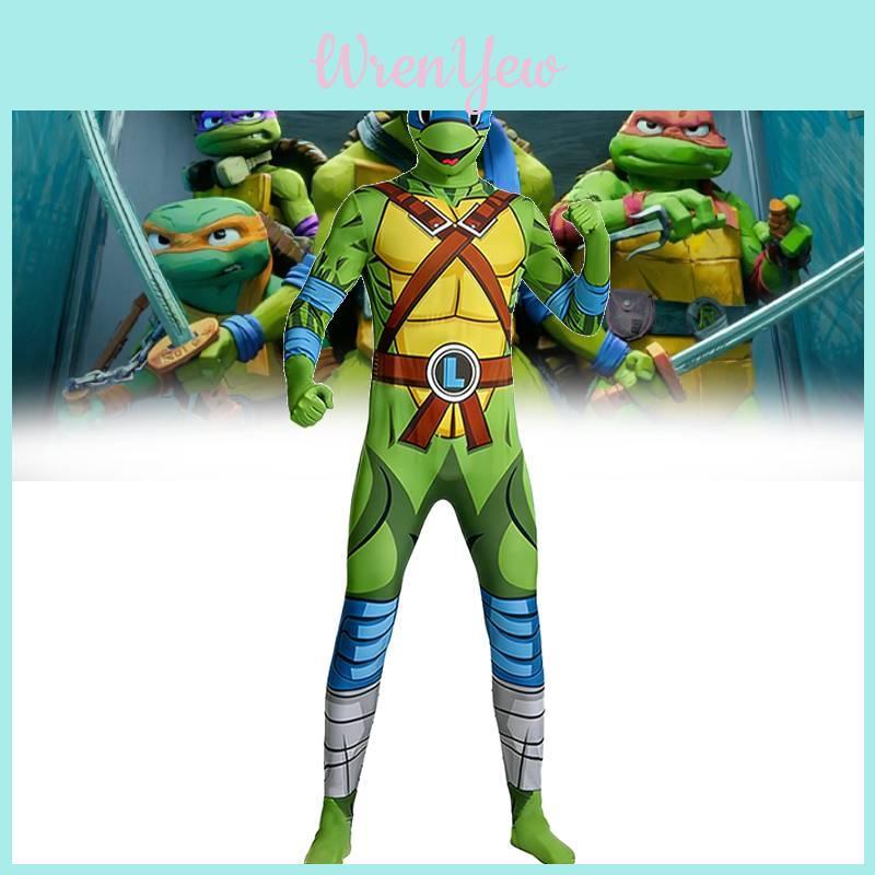 Teenage Mutant Ninja Turtles Full Body Role Play Suit With Headgear For Cosplay And Anime Events