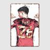 Pedri Gonzales Football Player Retro Metal Plaque Poster Club Home Decor Bar Cave Classic Tin Sign Pub Room Decor Wall Decor