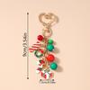Милый Рождественский Брелок Снеговик Подвески для Ключей для Женщин Девочек Украшение для Сумки DIY Ювелирное Изделие Ручной Работы Подарок