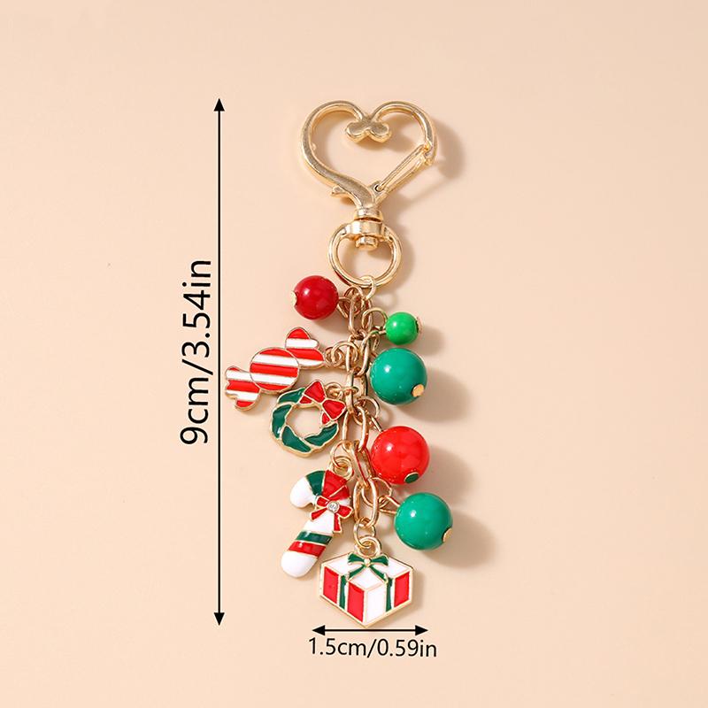 Милый Рождественский Брелок Снеговик Подвески для Ключей для Женщин Девочек Украшение для Сумки DIY Ювелирное Изделие Ручной Работы Подарок