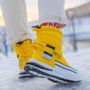 Couple's Short Tube Snow Boots Winter Thickened Non Slip Snow Boots Cotton Shoes Women's Plush Warm Non Slip Snow Boots