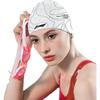 Li-Ning Унисекс силиконовая шапочка для плавания с цветочным принтом для длинных волос
