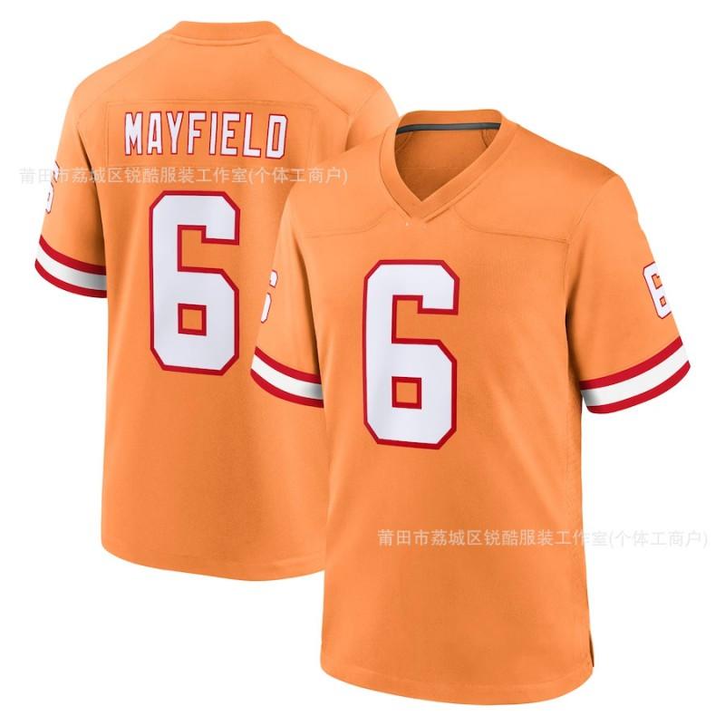 Футбольная форма Tampa Bay Buccaneers NFL 6 Бейкер Мэйфилд Вышитая командная форма Мужская