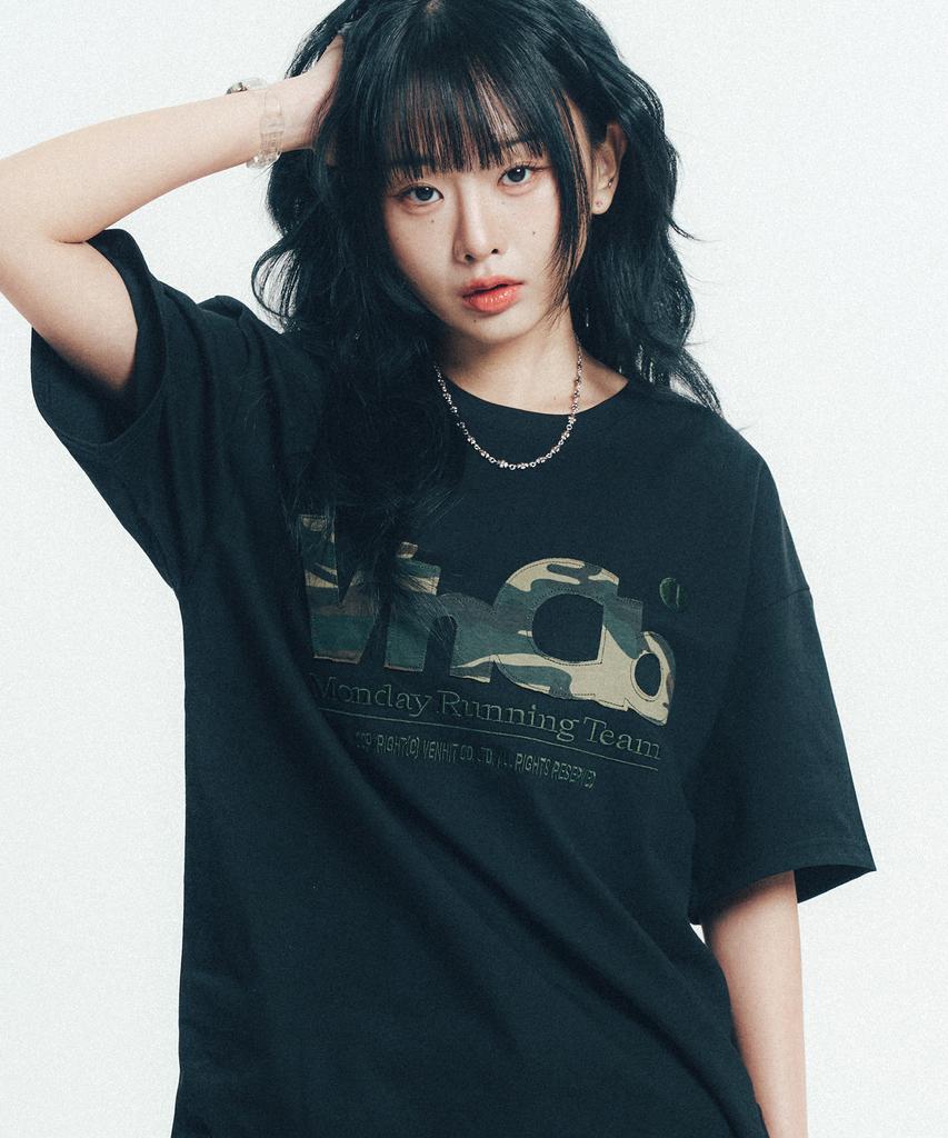 Футболка с коротким рукавом VENHIT Mrt Camo Applique