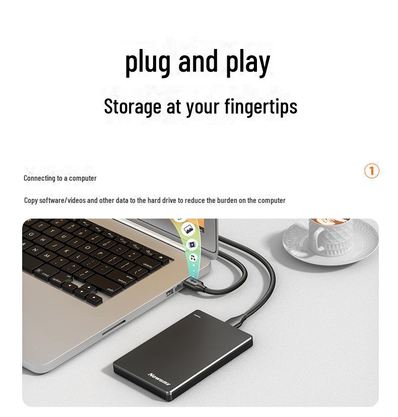 Внешний жесткий диск Newman USB 3.0 - 500 ГБ, 1 ТБ, 2 ТБ для телефона и ПК