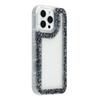 For iPhone 16 Pro Max Case Glitter Epoxy Soft TPU Clear Back Cover