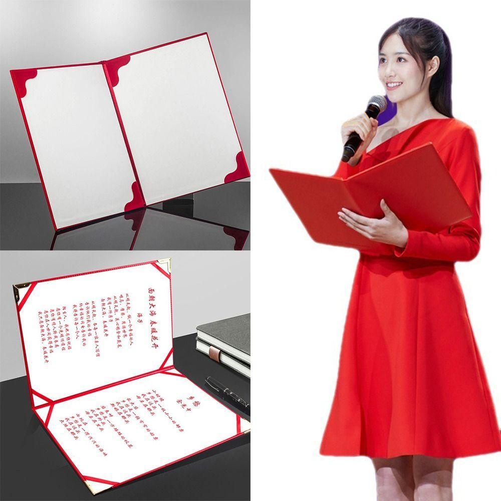 Poetry Reading A3 A4 Art Paper Hardcover Signing Contract Certificate Cover Wedding