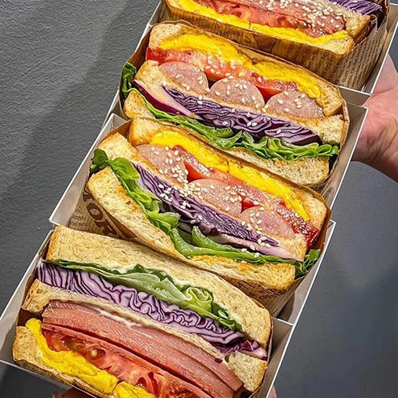 50 шт. Маслостойкая оберточная бумага для выпечки и пищевых продуктов, вощеная бумага, оберточная бумага для гамбургеров и картофеля фри, кухонный коврик для сэндвичей и хлеба, инструменты для выпечки